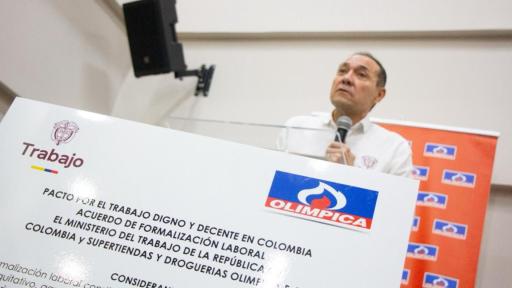 Olímpica formaliza 1.000 trabajadores tras acuerdo con MinTrabajo