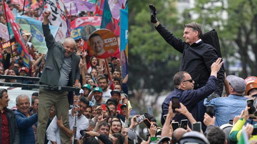 Elecciones en Brasil: Lula y Bolsonaro cierran campaña