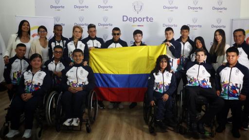 Colombia presenta su delegación de 128 paratletas para los Juegos Parapanamericanos Juveniles Chile 2025