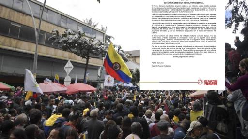 Partido Comunes no participa consulta presidencial