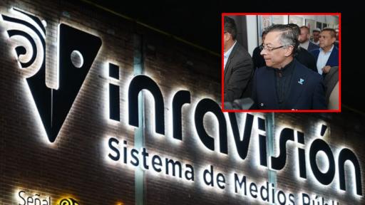 Presidente Petro habló desde el recuperado estudio de Inravisión