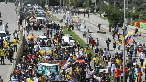 Santander: manifestantes bloquearon vías en Piedecuesta y Floridablanca  
