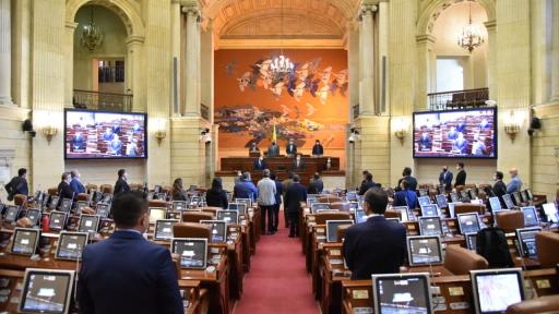 Cámara de Representantes pacto sesiones 2025