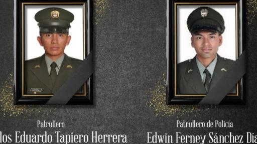 Recompensa información asesinato policías en Saravena 