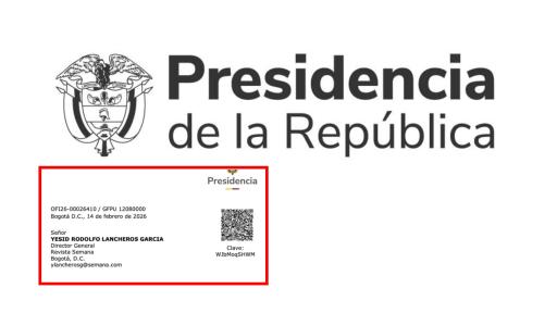Presidencia niega contrato millonario a fotógrafo y maquillador con RTVC