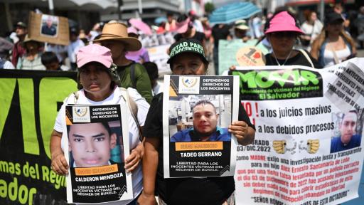 Informe publicado el 6 de abril de 2026 advierte que 36% de detenidos no tendría vínculos criminales; los manifestantes también denunciaron abusos y exigieron liberar a los inocentes. 