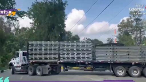 Colapso de puente en García Rovira, Santander