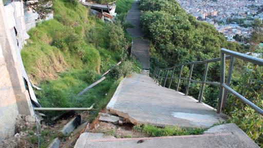 Bogotá: puente a punto de colapsar en el oriente de la ciudad
