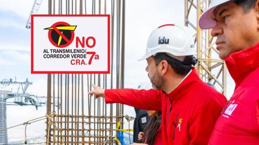 Recuerdan trino de Galán de 2011 en el que se oponía a obras de Transmilenio por la carrera Séptima