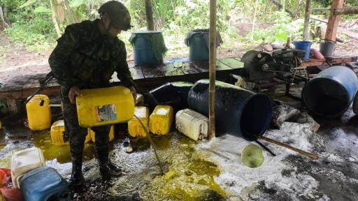 Resultados de lucha contra el narcotráfico en frontera con Ecuador 