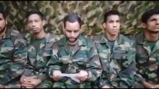 Nueva prueba de supervivencia de soldados venezolanos secuestra por las disidencias Farc