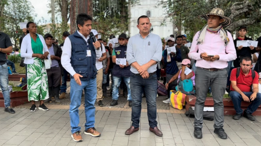 Tambo: manifestantes quieren hablar con Gustavo Petro