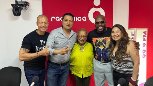 Teresita Gómez y Alfredo de la Fe se reencontraron en Radio Nacional de Colombia