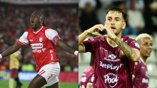 Santa Fe y Tolima decidirán al finalista de la liga colombiana en Ibagué