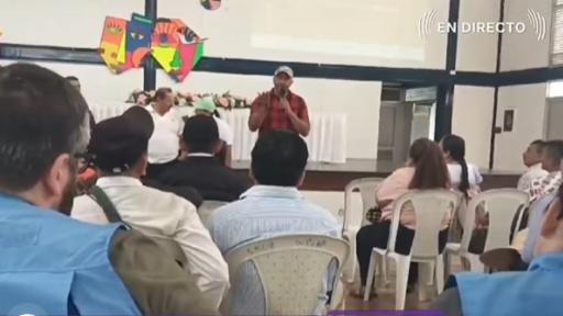 Comunidad de municipios del Tolima reunidos en Chaparral