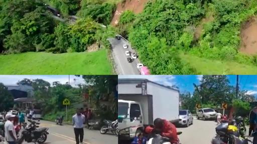 Cierre de la vía Medellín – Quibdó por protestas