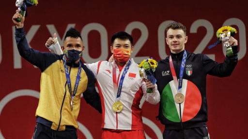 Luis Javier Mosquera, plata en levantamiento de pesas en Tokio 2020
