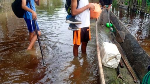  Inundaciones en La Mojana sucreña: 25 mil estudiantes afectados