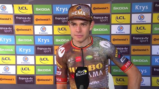 Wout Van Aert ganó la etapa 20 del Tour de Francia