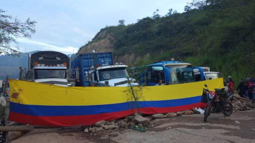 Bloqueos en Santander: dos vías cerradas | 2023