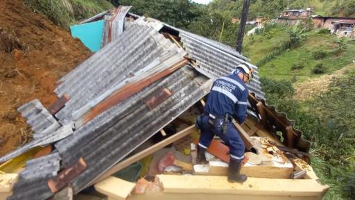 Fuertes lluvias en Antioquia dejan más de 150 viviendas afectadas