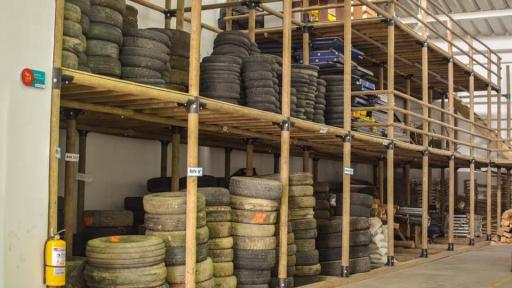 Estrategia de Cormacarena para reutilizar llantas en el Meta 