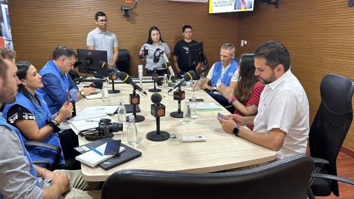 Visita de la ONU a la emisora de paz de San José del Guaviare