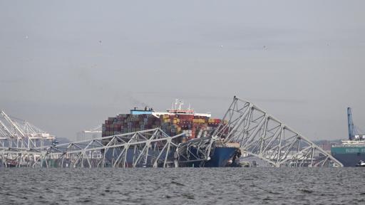 Barco derrumbó un puente en Baltimore, Estados Unidos