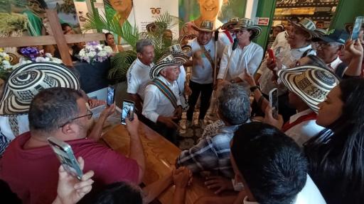 Último adiós al último cacique de la gaita en San Jacinto