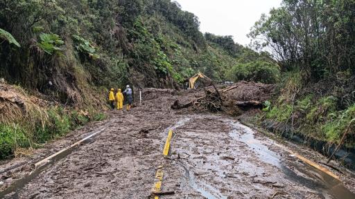Derrumbes ocasionan cierre de ingreso a Parque Los Nevados