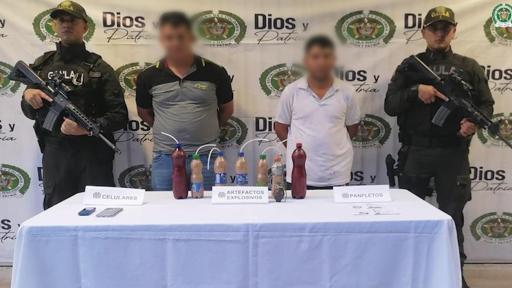 Villavicencio: capturan a presuntos disidentes de las Farc 