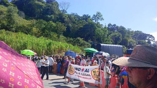Cierre indefinido en la vía al llano por peaje Puente Amarillo