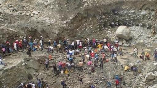 Derrumbe de mina en Cauca
