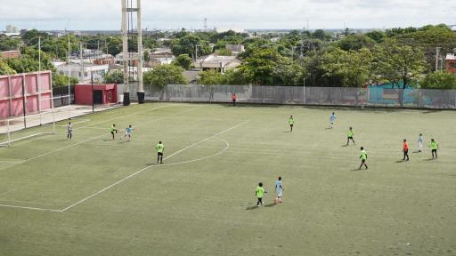 El Estadio Moderno Julio Torres de Barranquilla, cuna del fútbol en Colombia.