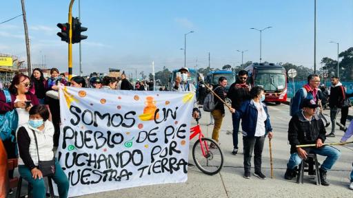 Manifestación en Bogotá 20 de noviembre: estado de las vías