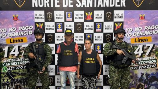 Dos adultos mayores fueron rescatados por el Gaula Militar en Norte de Santander