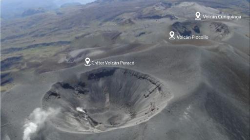 Volcanes en el Cauca emitieron gases y cenizas 