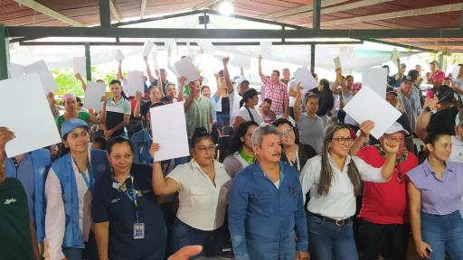 Entrega de tierras: Meta