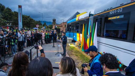 Regiotram de Occidente: primer vagón en Gobernación Cundinamarca 