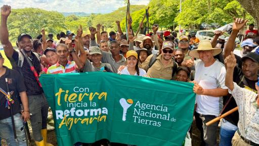 Zarzal: Comunidades reciben 536 hectáreas para impulsar proyectos agrícolas