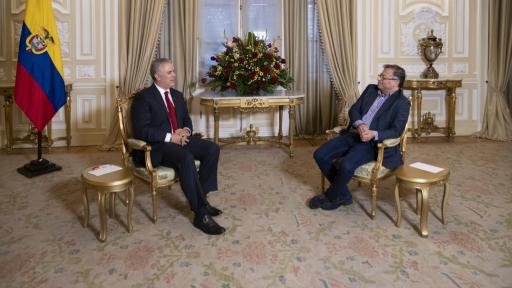 Reunión Duque y Petro: empalme del nuevo Gobierno