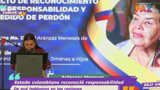 Acto de reconocimiento culpabilidad en el caso de desplazamiento forzado de Aránzaz Meneses e hijos