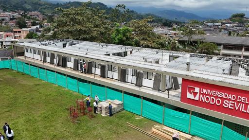Avanza construcción del nuevo edificio de Univalle en Sevilla, Valle del Cauca