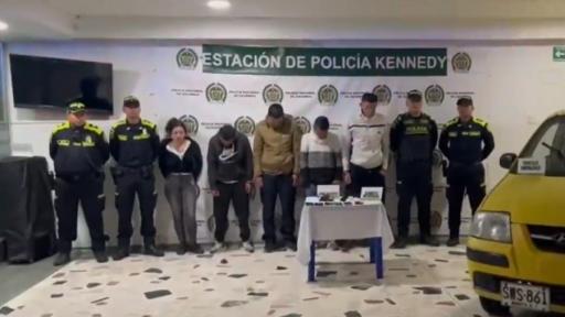 Capturan banda dedicada al hurto en el SITP de Bogotá