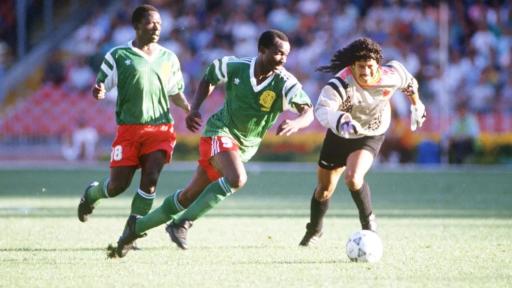 Colombia perdió con Camerún en el Mundial 1990