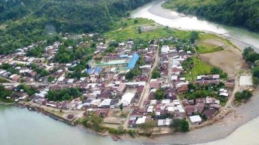 Bagadó, Chocó: desplazamiento comunidad indígena, Río Colorado
