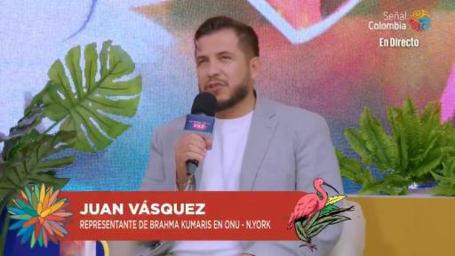 Juan Vásquez, representante de Brahma Kumaris en la ONU.