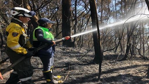 Incendios forestales en Soacha: bomberos Cundinamarca intervienen
