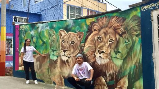 Corredor Artístico de Ciudad Bolívar en el barrio El Paraíso