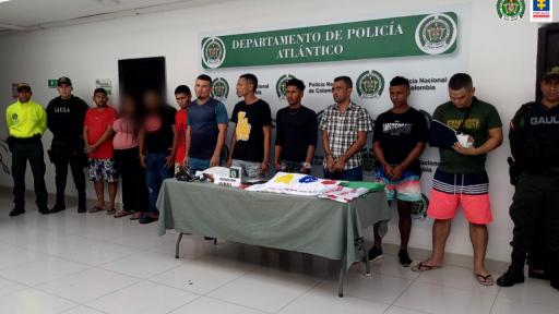 Judicializan a once presuntos miembros del Clan del Golfo en el Atlántico